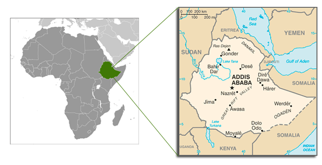 Ethiopia Map