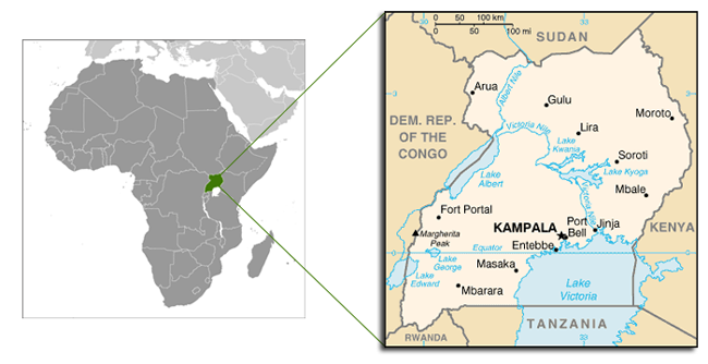 Uganda Map